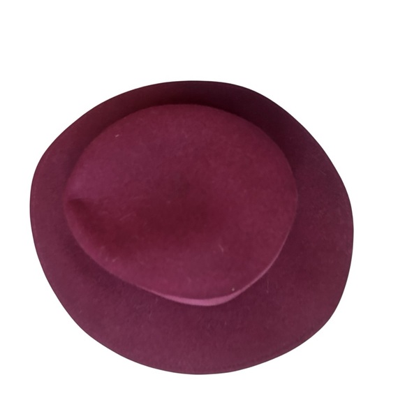 Michael Howard Burgundy red Hat Wool - Picture 5 of 11